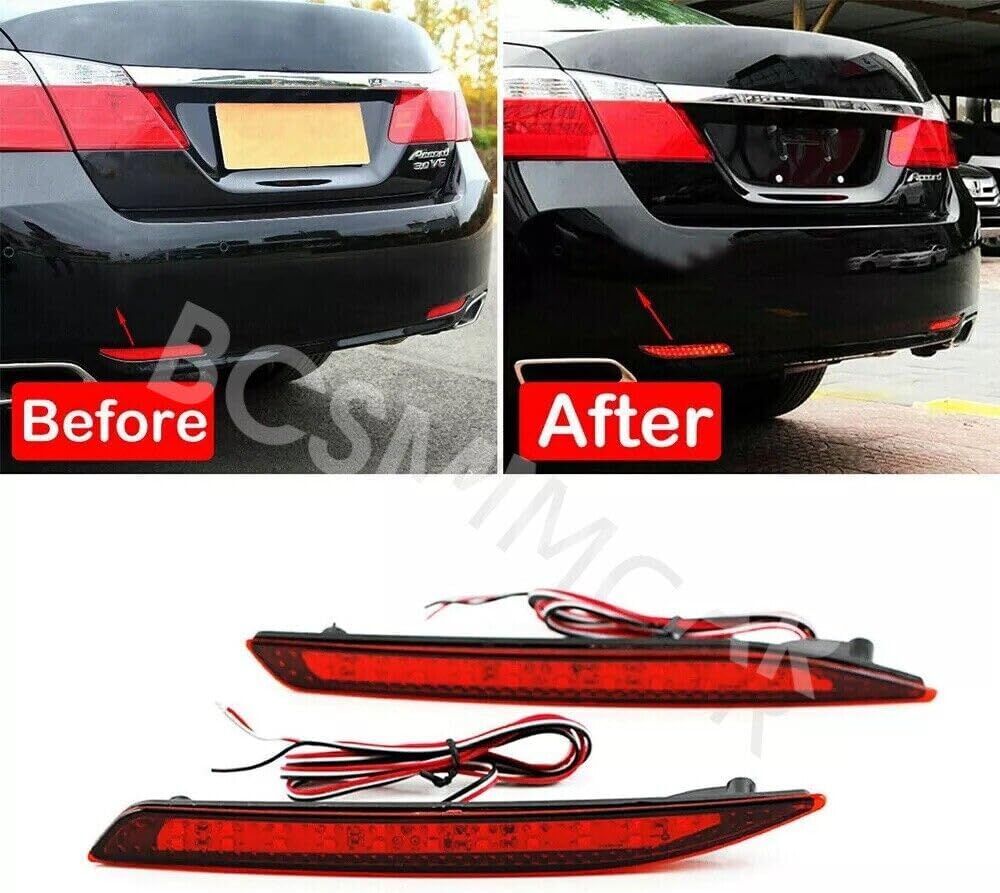 ya 4 8.24 baidi Fit for Honda for Accord 2015-2016 LED Rear Bumper Reflector Tail Signal Light