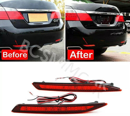 ya 4 8.24 baidi Fit for Honda for Accord 2015-2016 LED Rear Bumper Reflector Tail Signal Light