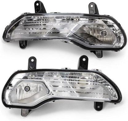 ya 10 9.16 zhengce Pair Clear Lens Front Bumper Fog Lights Lamps Fit For 2013-2016 for Ford Es