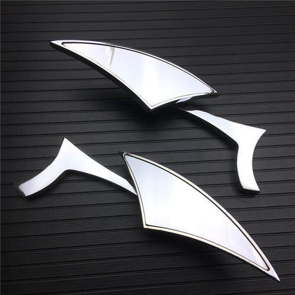 ya 2 8.15 Motorcycle 8mm Threaded Rearview Mirror for Yamaha Royal Star V Star 1100 1300