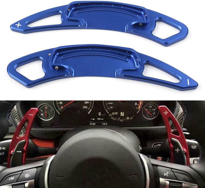 ya 5 8.24 baidi for Honda for Accord 2013-2019 Aluminum Blue DSG Paddle Shifters Extensions Trim
