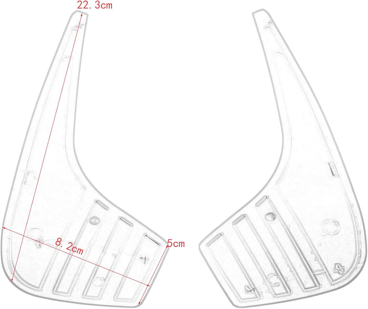 ya 11 9.14 zhengce Chrome Motorcycle Tri-Line Fairing Accents Fit for Harley Electra Glide Tri