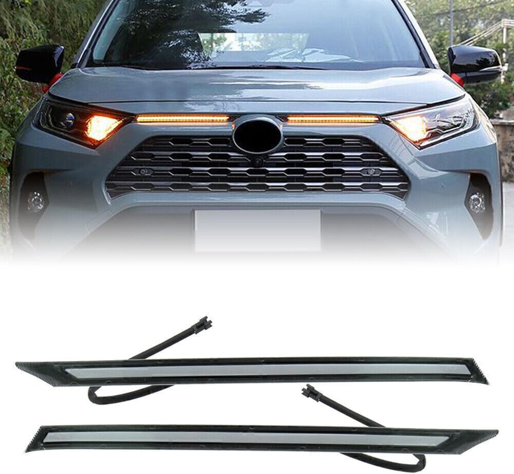 ya 13 9.15 baidi LED DLR Daytime Running Lights/Turn Signal Lights Fit for Toyota RAV4 2019-