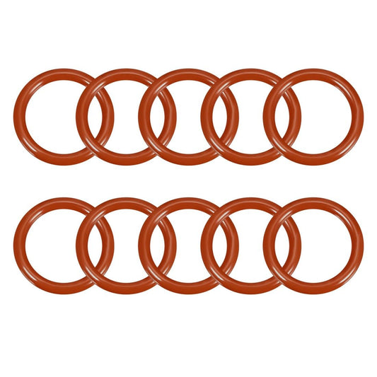 ya 13 9.15 baidi Silicone O-Ring 29mmx22mmx3.5mm VMQ Seal Rings Sealing Gasket Red 10Pc
