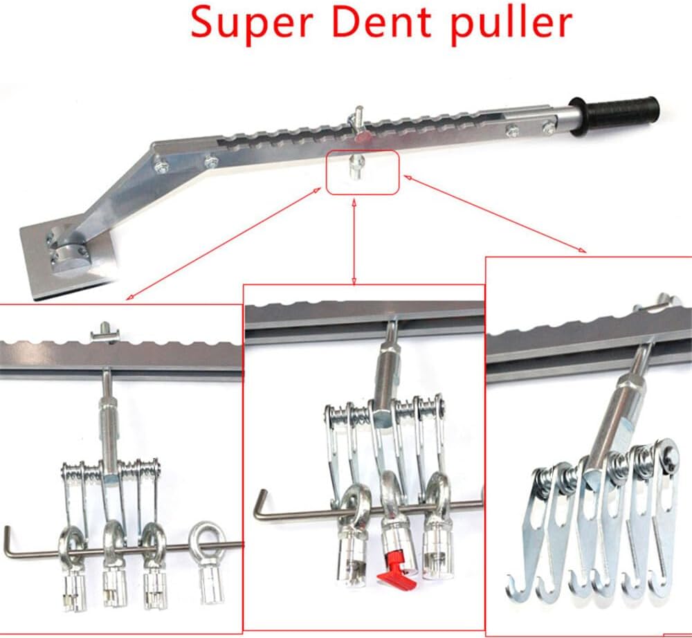 ya 4 8.24 baidi Car Dent Repair Tools Dent Puller Tools Glue Tabs Zipper Hammer Bits Accessory