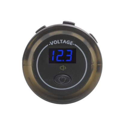 ya 23 10.7 baidi LED Panel Digital Voltage Meter Low Voltage Alarm for Motorbike Car Boat 12V-24V