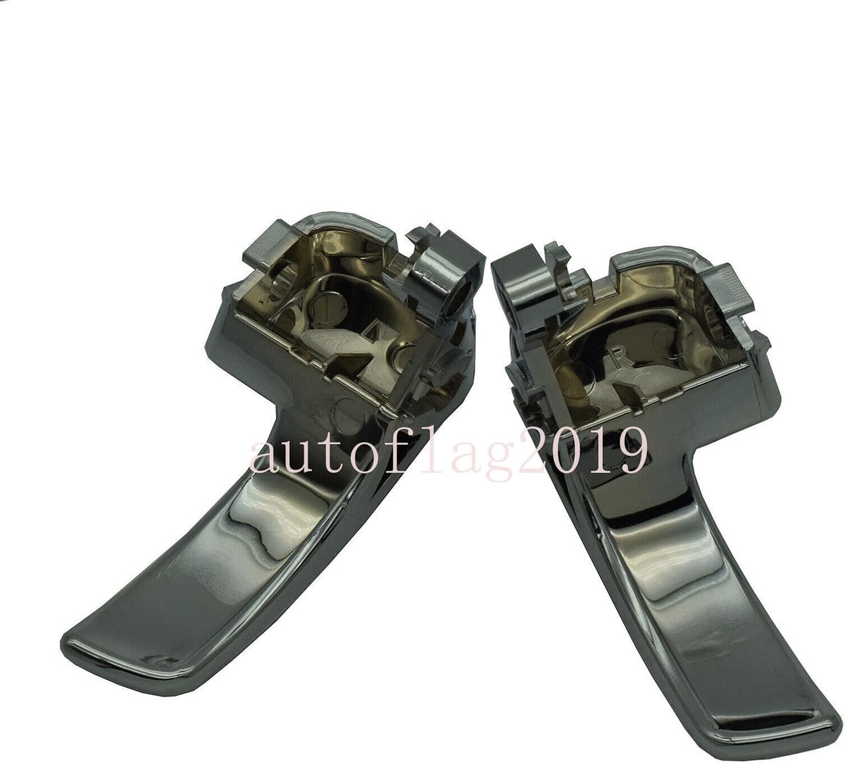 ya 4 8.14 for Nissan Qashqai 07-14 Double Inner Door Handle Pull Button Chrome Left and Right 