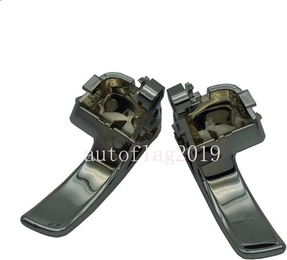 ya 4 8.14 for Nissan Qashqai 07-14 Double Inner Door Handle Pull Button Chrome Left and Right 