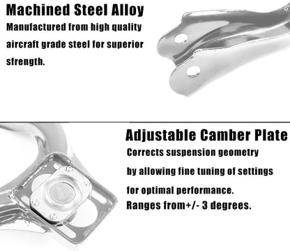 ya 13 9.15 baidi Billet Front Upper Camber Control Arm Bushing Kit for 92-95 EG 94-01 Integra DC2