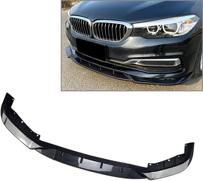 ya 2 8.15 Front Bumper Lip Spoiler Splitters for BMW 5 Series G30 525i 530i 2017-20 Carbon