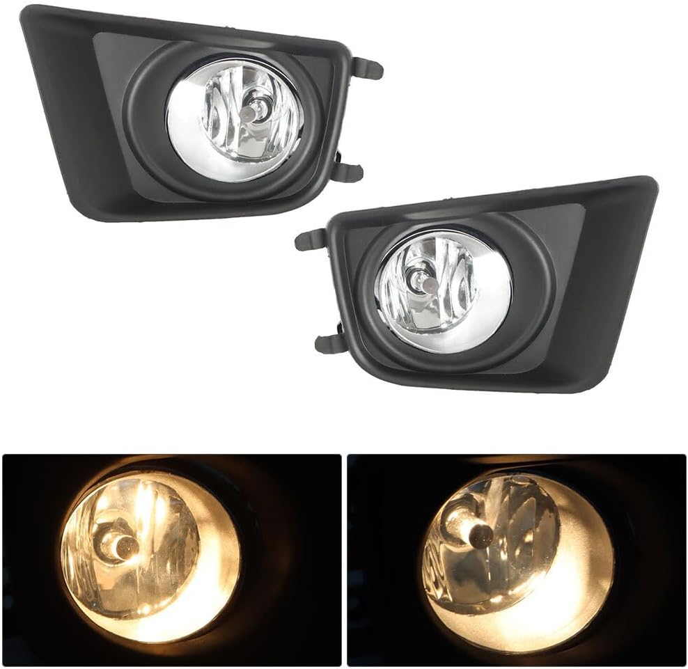 ya 9 10.24 Suitable for 2012-2015 for Toyota Tacoma fog light bumper driving light + switch + bulb clear -