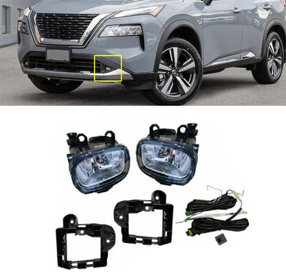 ya 2 8.15 1 set of front bumper fog light signal light strip line suitable for Nissan Rogue 2021-2023