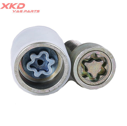 ya 10 9.16 baidi Anti Theft Screw & Tool with Steel Stamp S Set for Audi A5 A6 TT M14*1.5 * 27.5