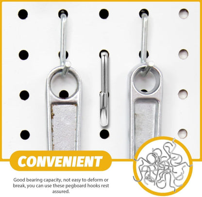 ya 26 10.21 baidi 2 Count Iron Wire Hook Tool Board Hooks Gara for Hanging Peg J
