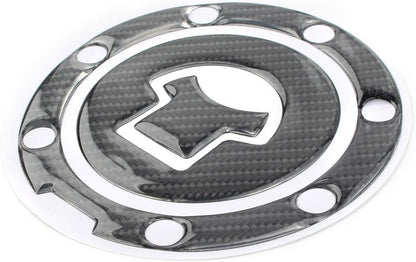 ya 4 8.10 Fit 03-15 for Honda CBR600RR Carbon Fiber Look Gas Tank Fuel Cap Cover Protector Pad