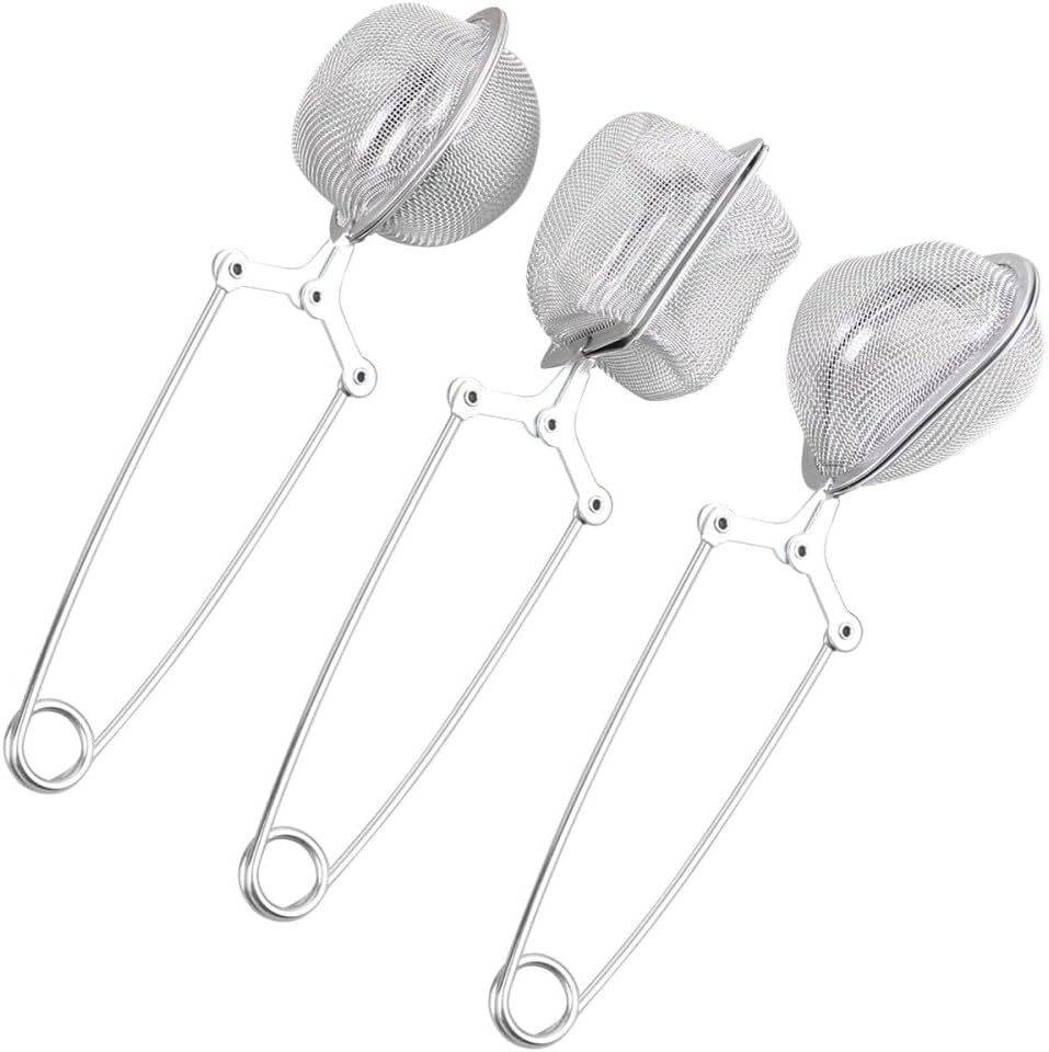 ya 14 9.20 baidi 3 Pcs Stainless Steel Tea Strainer Stainless-steel Infuser Colander Filter-1