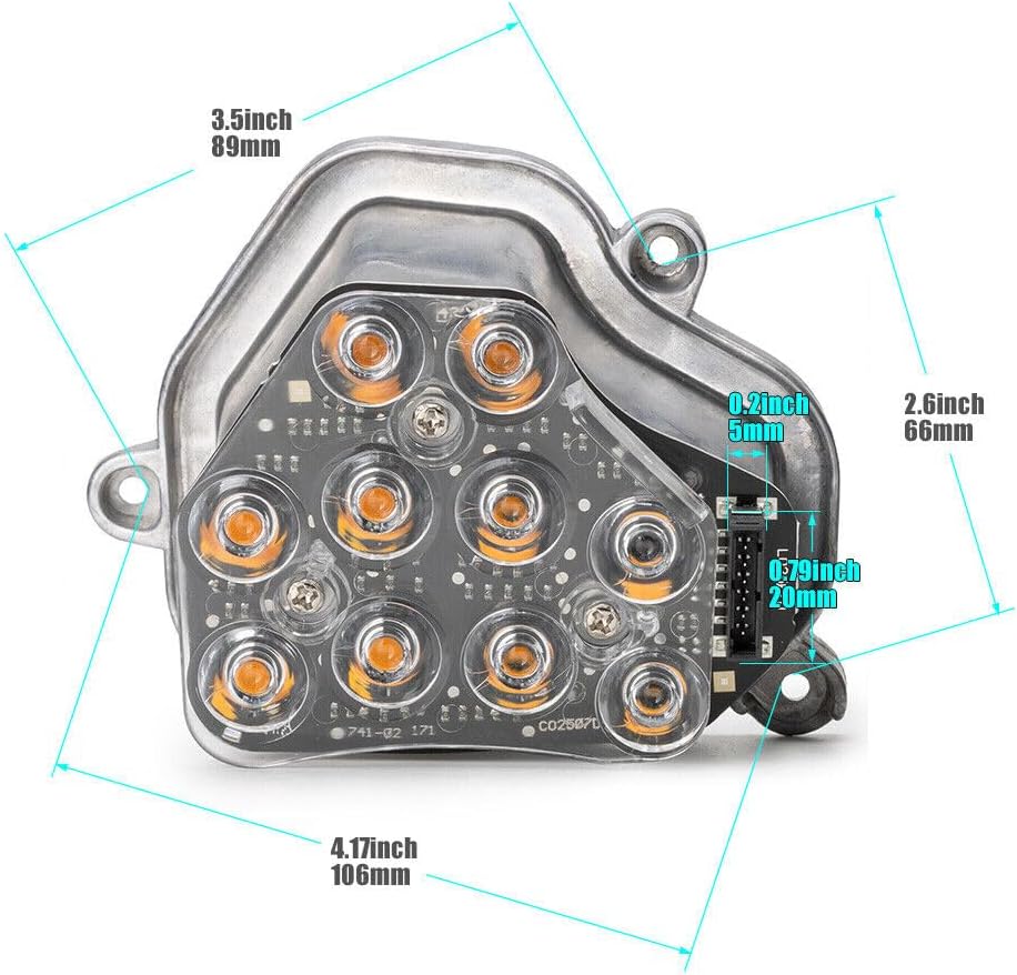 ya 11 9.14 zhengce Left Turn Signal LED Module Indicator For 2011-2013 for BMW 535i 550i 528i