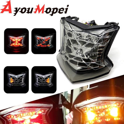 ya 4 8.24 baidi for Kawasaki Ninja 650 Z650 17-2022 Integrated LED Tail Light Brake Turn Signal