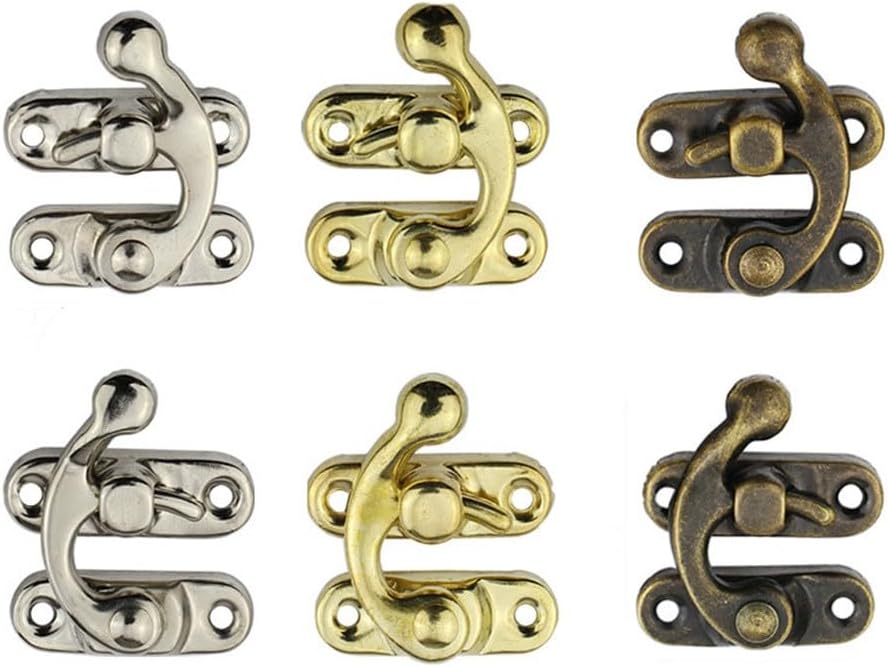 ya 26 10.21 baidi 30Pcs Iron Case Hasp Buckles for Chest Latch Locking Box Packing