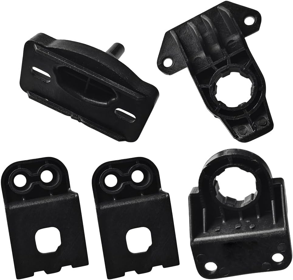 ya 5 8.10 Front Headlight Bracket Repair Kit Black for X5 G05 2019-2022 X6 G06 2020-2022