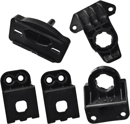 ya 5 8.10 Front Headlight Bracket Repair Kit Black for X5 G05 2019-2022 X6 G06 2020-2022