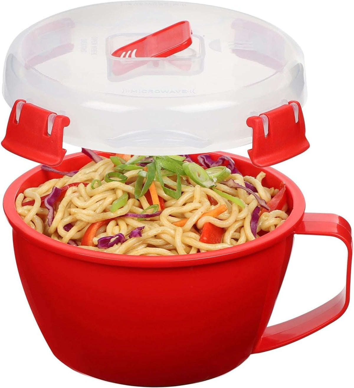 ya 14 9.20 baidi Microwave Pasta Bowl, 940 ml. Microwave Food Container with Release Hole-1