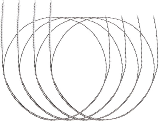 ya 26 10.21 baidi 39inch Extra Long Tube Pipe Cleaner, 4Pcs Flexible Cleaning Straw Brush,White