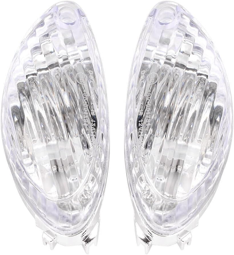 ya 2 8.15 2pcs Clear Turn Signals Light Indicators Lens Fit for Suzuki Hayabusa GSXR1300 08-10