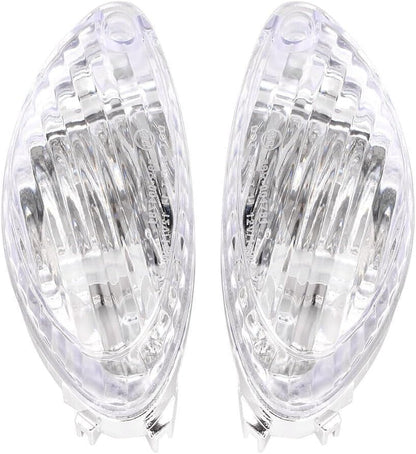 ya 2 8.15 2pcs Clear Turn Signals Light Indicators Lens Fit for Suzuki Hayabusa GSXR1300 08-10