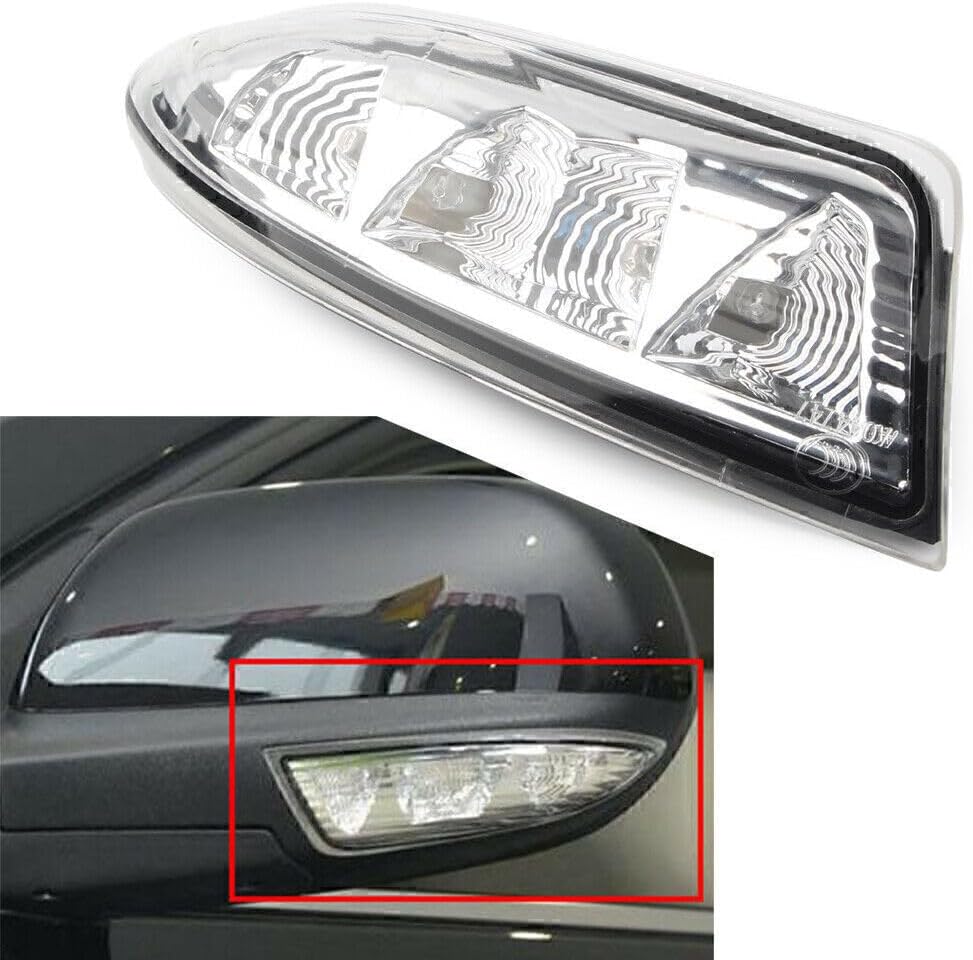 ya 11 9.14 baidiLeft Side Rear View Mirror Turn Signal Amber Light Fit for Chevy Epica 2007-2014