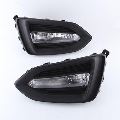 ya 10 9.16 zhengce for Hyundai Accent 2018-2020 LH&RH Front bumper fog lights Lamps driving li