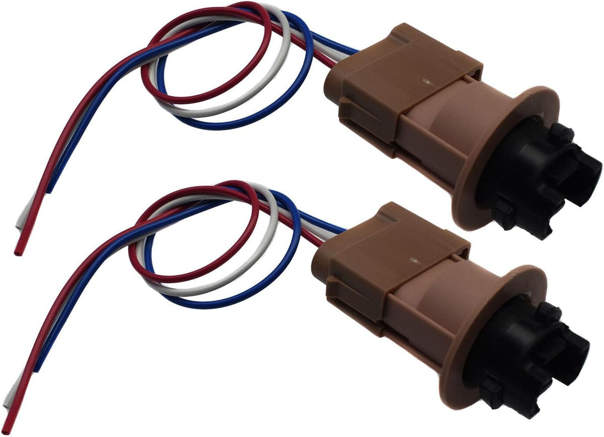 ya 4 8.10 2-piece set tail light brake light signal socket + wiring harness for Ford F-250 350