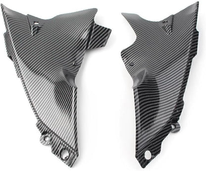 ya 23 10.7 baidi Front Dash Air Tube Trim Cover for Yamaha YZF-R1 YZF R1 2004-2006 Carbon Pattern