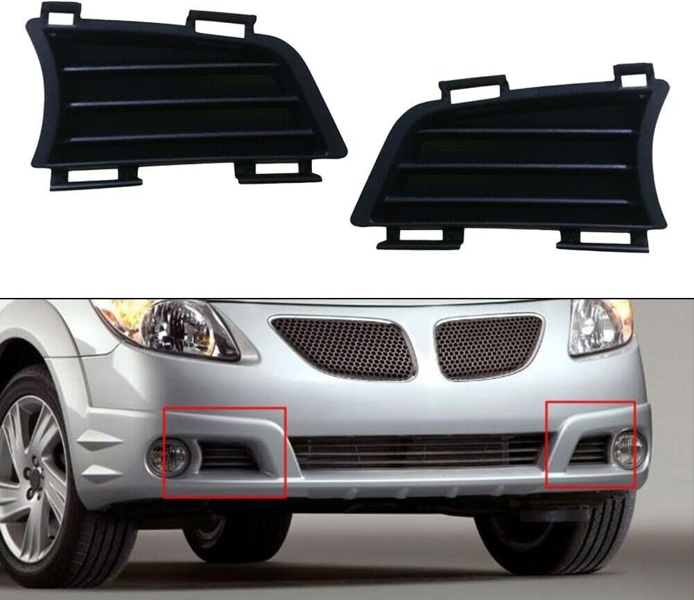 ya 4 8.24 baidi Pair for Pontiac Vibe 2005-2008 Front-Bumper Fog Light-Cover Left & Right