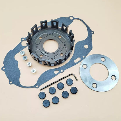 ya 9 10.24 Billet CNC Clutch Basket Bushings & Gasket for Yamaha YFZ350 Banshee 350 1987-06