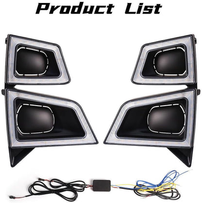 ya 2 8.15 A pair of LED daytime running lights DRL fog lights suitable for Isuzu D-max Dmax 2020 2021 2022