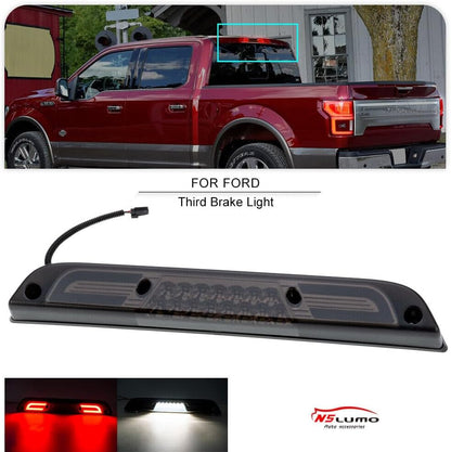ya 7 8.24 baidi Smoke Lens LED Third Brake Light and Cargo Light for 2017-2022 for Ford F-250 Super Duty 