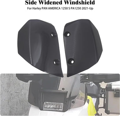 ya 7 8.24 baidi Side Windshield Extension Windscreen Fit for Harley Pan America 1250S 2021-2023