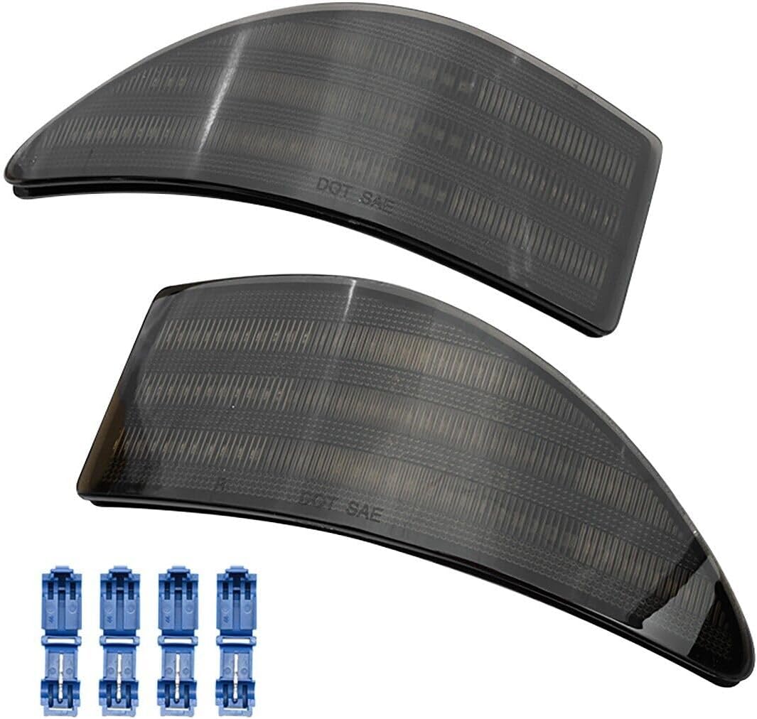 ya 7 8.24 baidi For 2006-2013 for Lexus IS250 IS350 Smoked Red LED Rear Bumper Reflector Break Light 