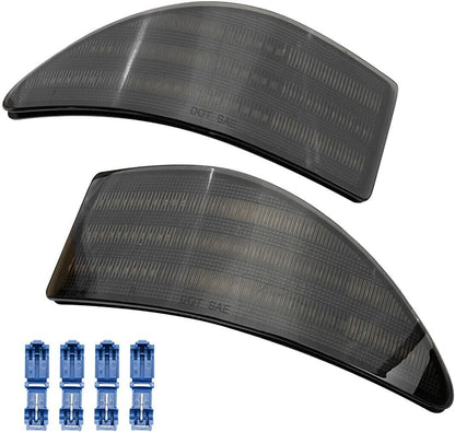ya 7 8.24 baidi For 2006-2013 for Lexus IS250 IS350 Smoked Red LED Rear Bumper Reflector Break Light 