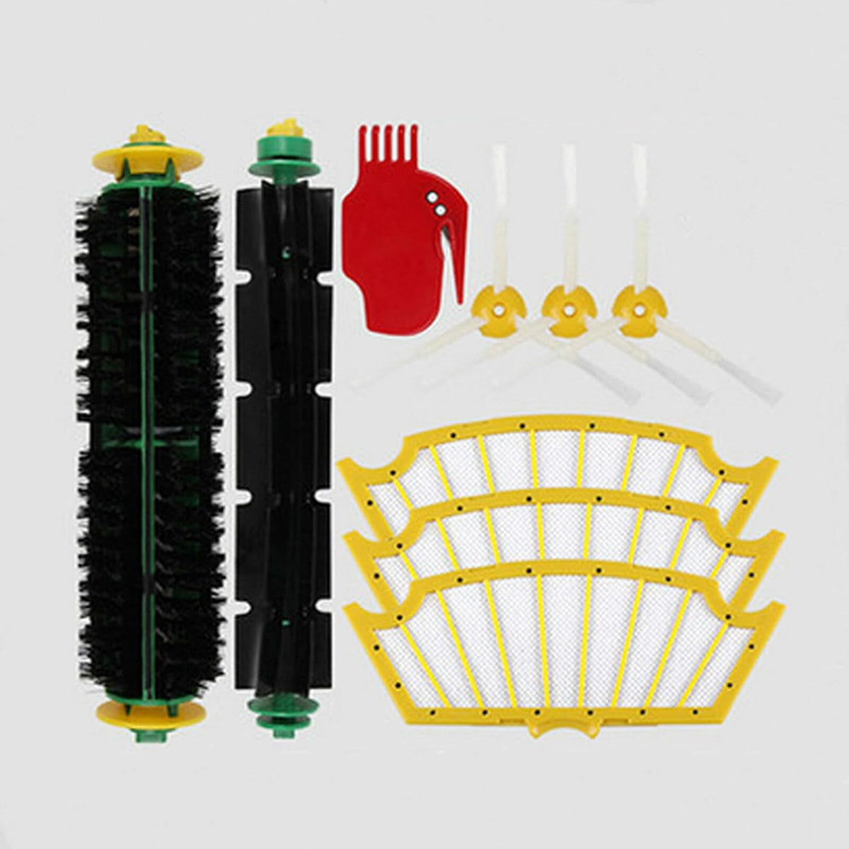 ya 26 10.21 baidi Filter Roller Brush Side Brush Set Sweeper Parts for iROBOT roomba 500 Series