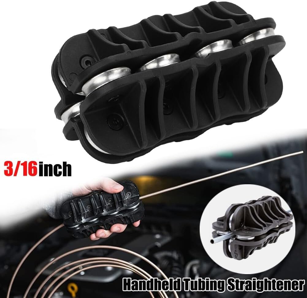 ya 4 8.14 3/16in Handheld Tubing Straightener Portable Handheld Brake-And Fuel Line-T