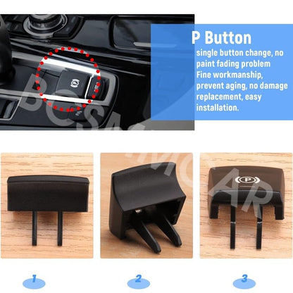 ya 13 9.15 baidi Fit for BMW F18 F12 F13 F25 F26 2009-2013 Parking Brake P Button Switch Cover