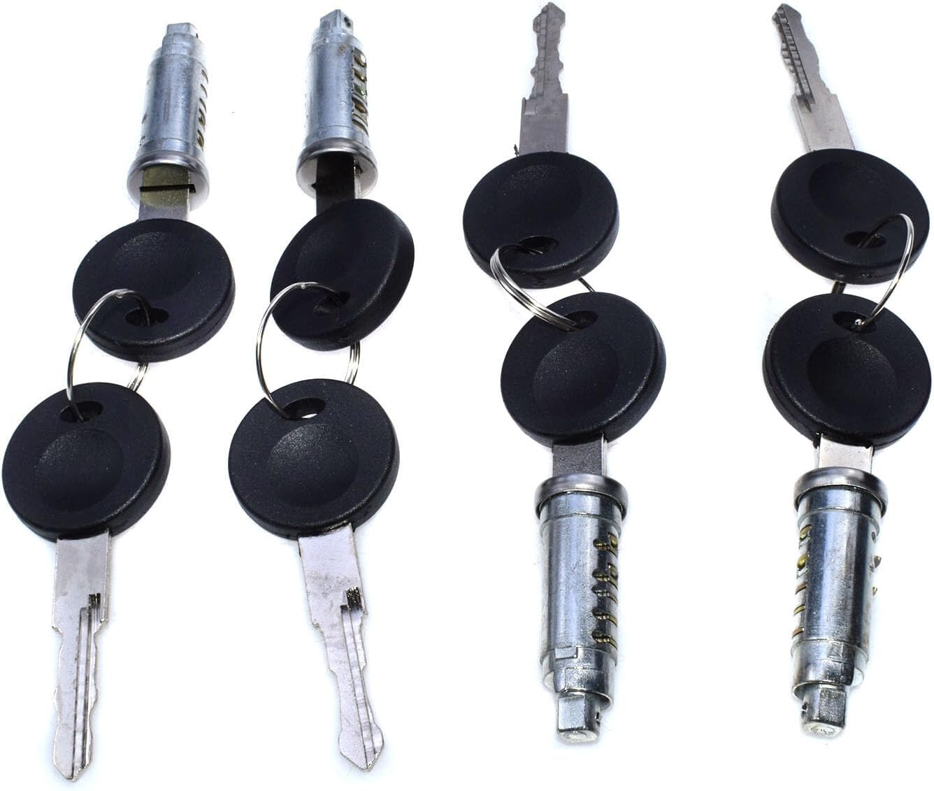 ya 2 8.15 4 Sets of Door Lock Cylinder Barrels and Keys for VW Transporter T4 Eurovan