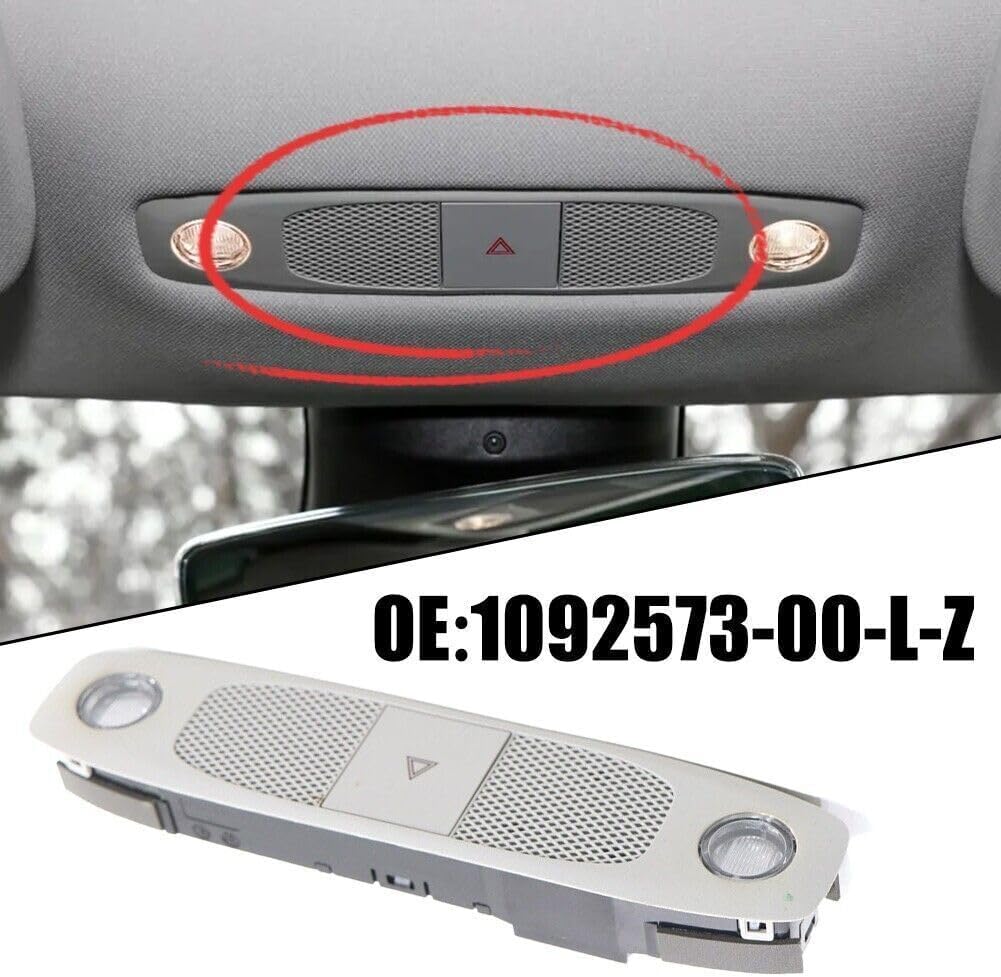 ya 14 9.20 zhengce Suitable for Tesla Model 3 reading light car interior, front white roof, hi-1