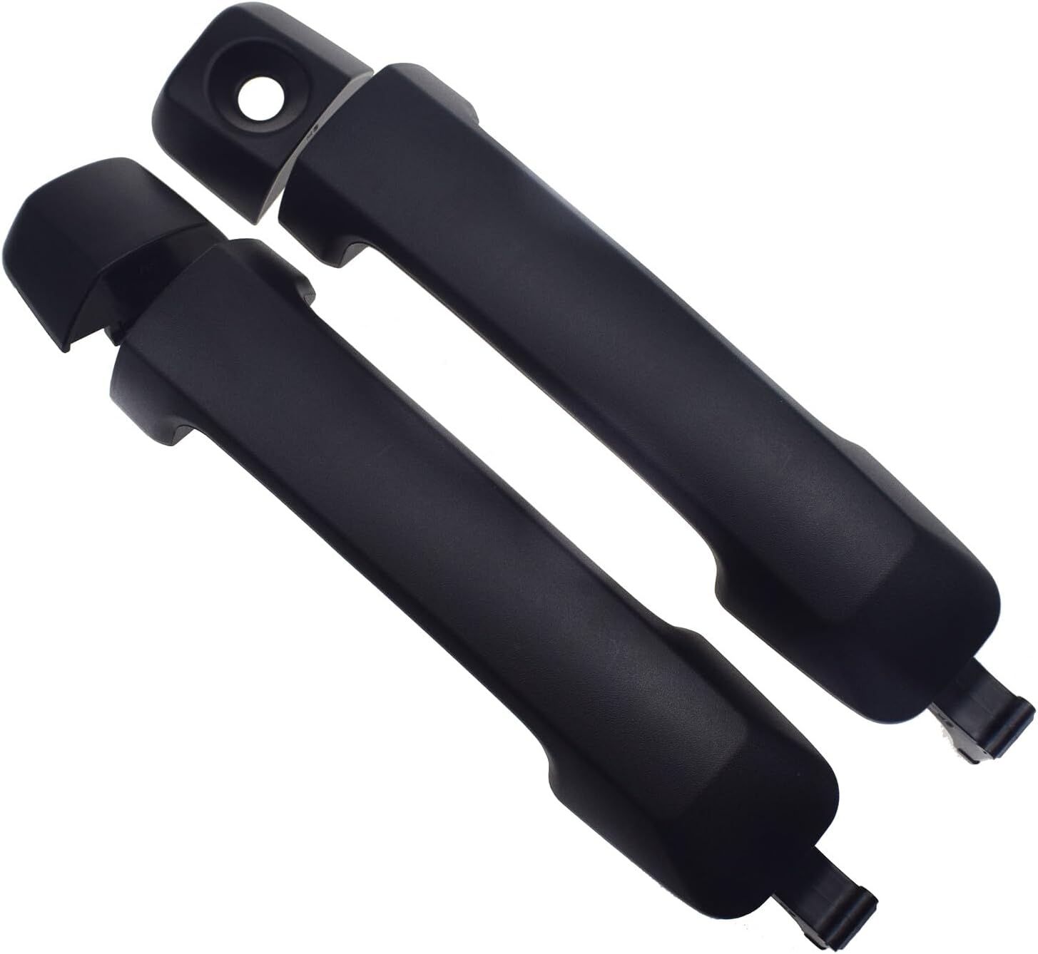 ya 2 8.15 Front Driver and Passenger Side Exterior Door Handle Black 2 Pieces for Toyota Tundra 