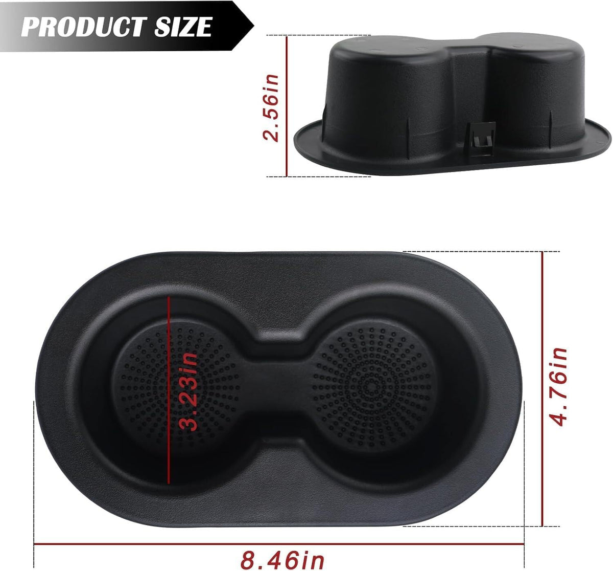 ya 9 10.24 5HD65DX9AC Rear for SEAT Cup Holder for 2002-2019 for Dodge for Ram 1500 2500 Replacement Parts