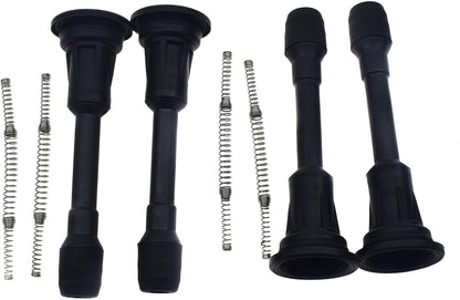 ya 11 9.14 zhengce 4-piece Ignition Coil Rubber Boot Spring for Nissan Altima Rogue Sentra Ver