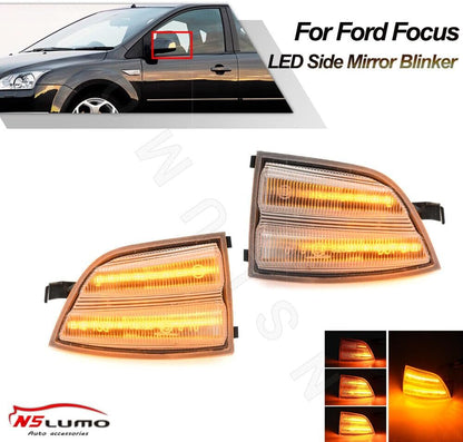 ya 7 8.24 baidi Luci lampeggianti dinamiche Indicatori direzione LED for Ford Focus ST MK2 CC