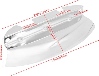 ya 4 8.10 Chrome Lower Triple Tree Wind Deflector for Harley Electra Road Glide 2014-2023